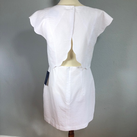 Lauren James Sullivan Stripe Dress White NWT - Picture 2 of 6